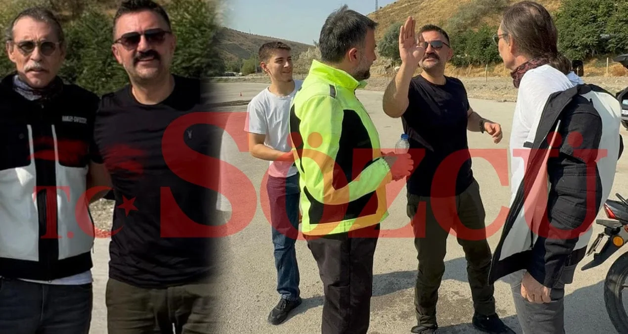 İstifa Eden Vali Motosiklet Keyfi Yaparken Yakalandı!