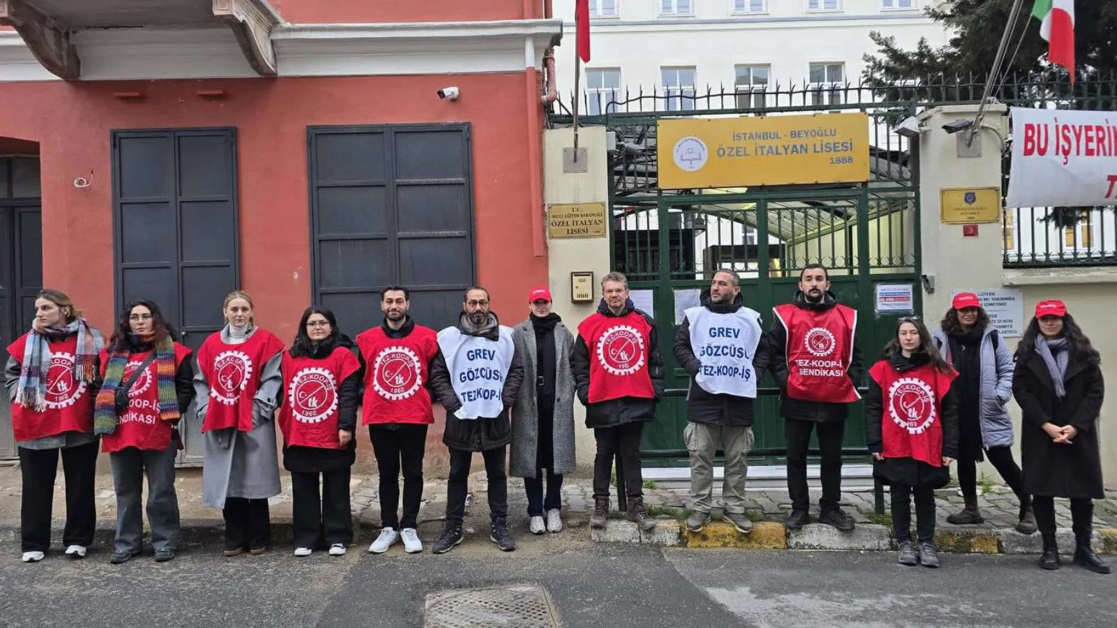 İtalyan Lisesi’nde Grev: Eğitim ve Haklar Mücadelesi