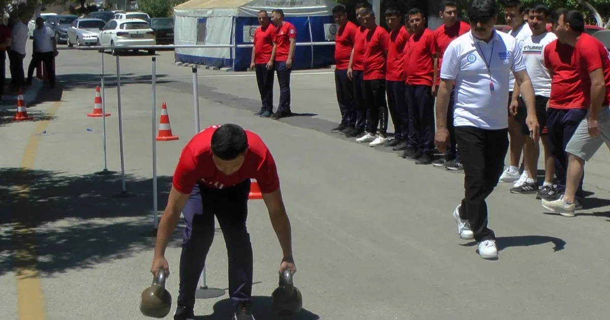 İtfaiyecilere Özel Spor Parkuru Testi Uygulandı