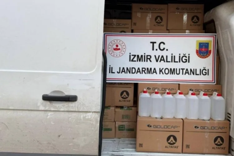İzmir’de 1 Ton Etil Alkol Operasyonu!