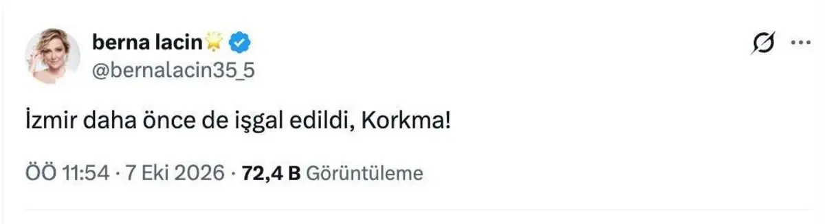Son dakika! Berna Laçin e İzmir soruşturması: Gözaltına alındı 2