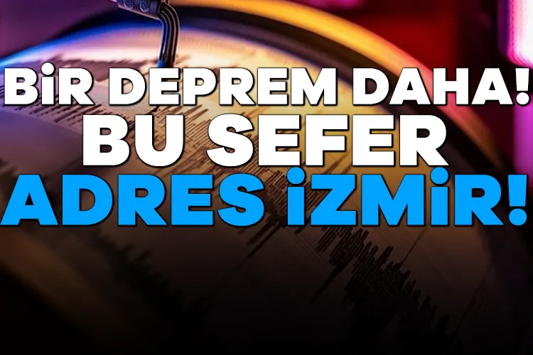 İzmir’de 3.9 Büyüklüğünde Deprem Meydana Geldi!