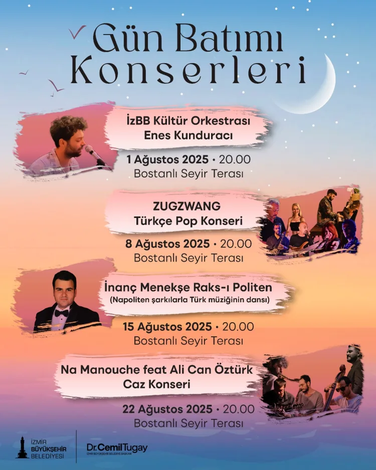 İzmir’de Ağustos’ta Müzik ve Gün Batımı Buluşuyor!
