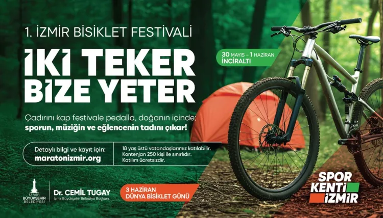 Izmir’de Bisiklet Festivali Heyecanı Başlıyor!