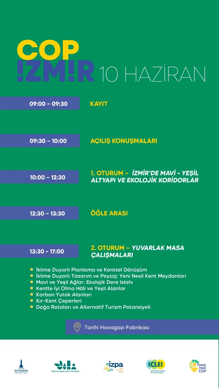 İzmir’de COP30 İçin Yeşil Dönüşüm Etkinliği