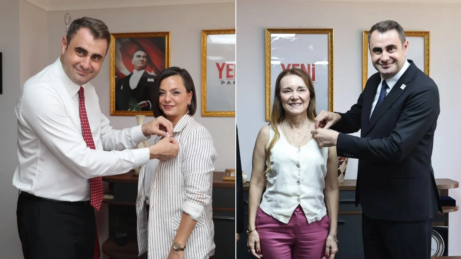 İzmir’de İki Belediye Başkanı Yeni Parti’ye Katıldı