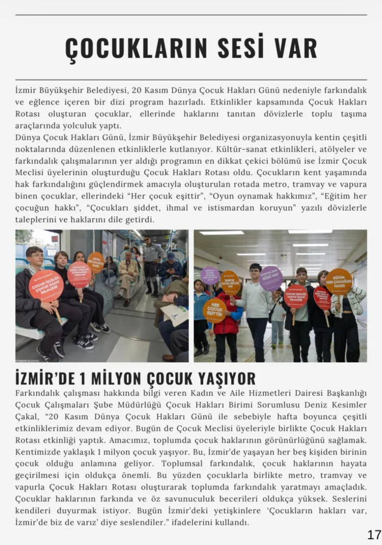 İzmir’de Kadın ve Aile Hizmetleri Bülteni Yayınlandı