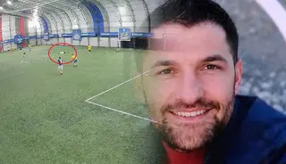 Ölüm halı sahada futbol oynarken yakaladı