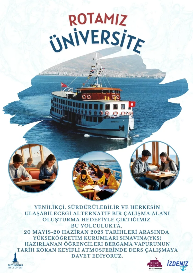 İzmir’de Öğrenciler İçin Ücretsiz Çalışma Alanı