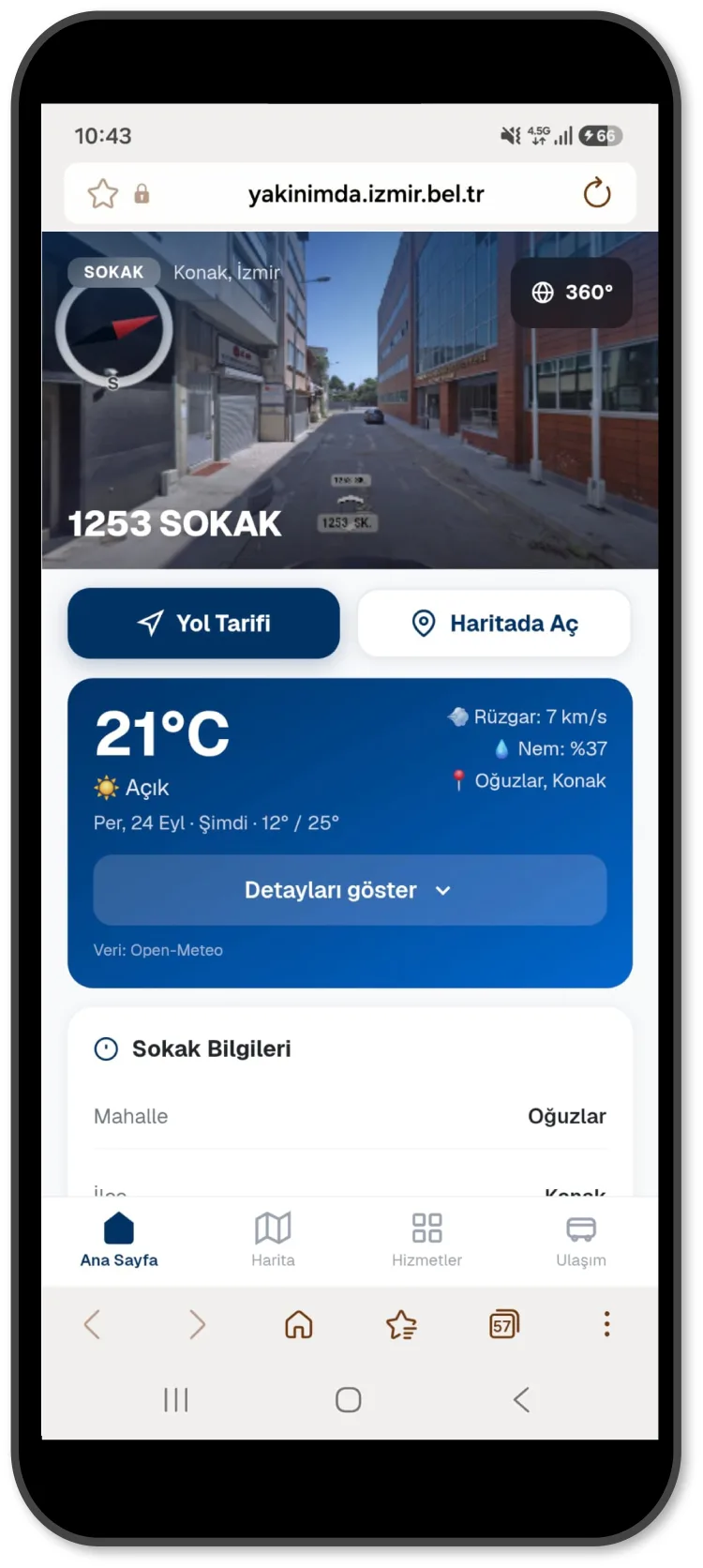 İzmir’de ‘Yakınımda’ Uygulaması ile Hayat Kolaylaşıyor