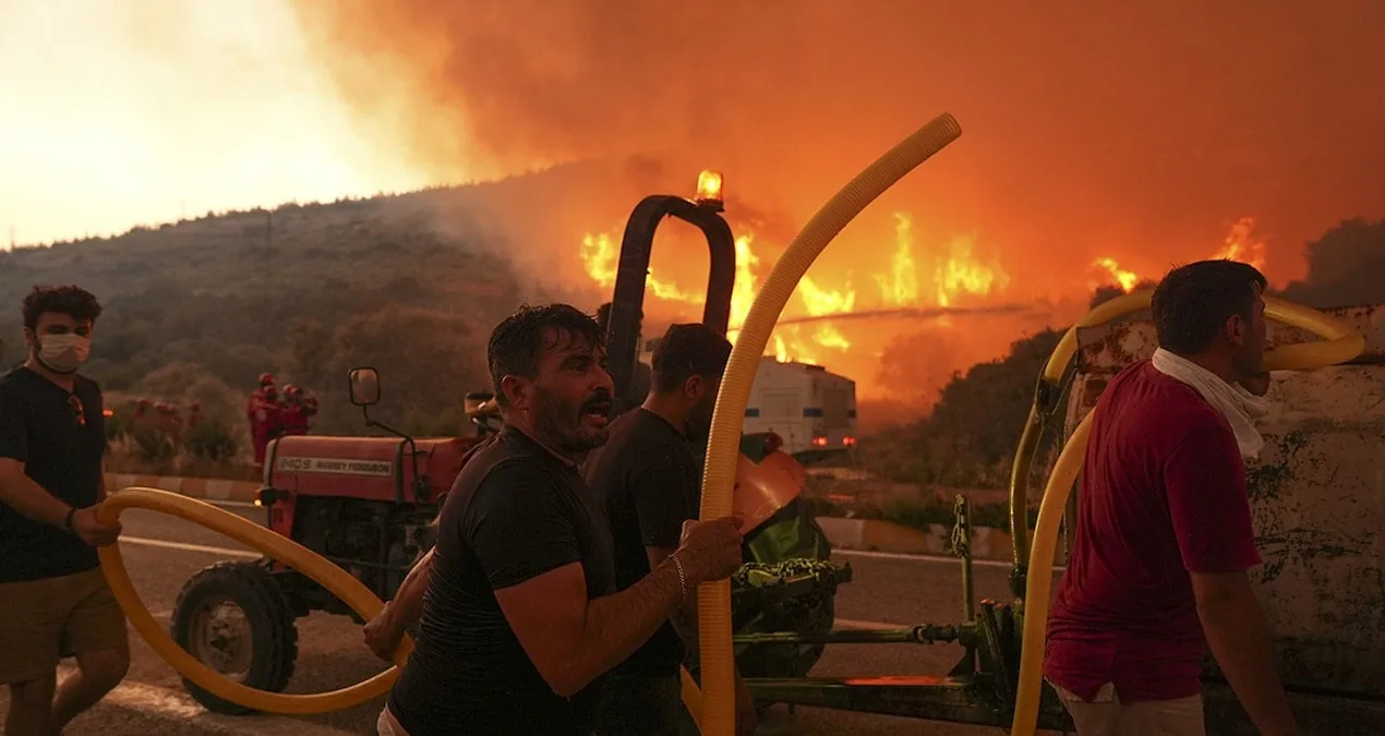 İzmir’deki Orman Yangınında Büyük Yıkım!