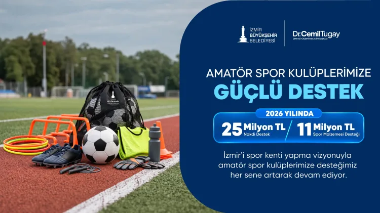 İzmir’den Amatör Spor Kulüplerine 36 Milyon TL Destek