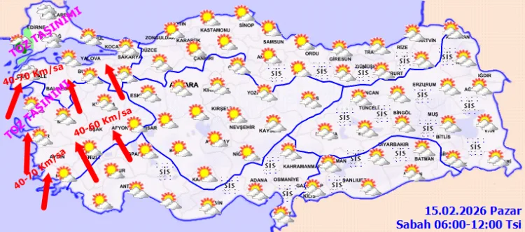 İzmir ve Ege’de Kuvvetli Yağış ve Rüzgar Uyarısı