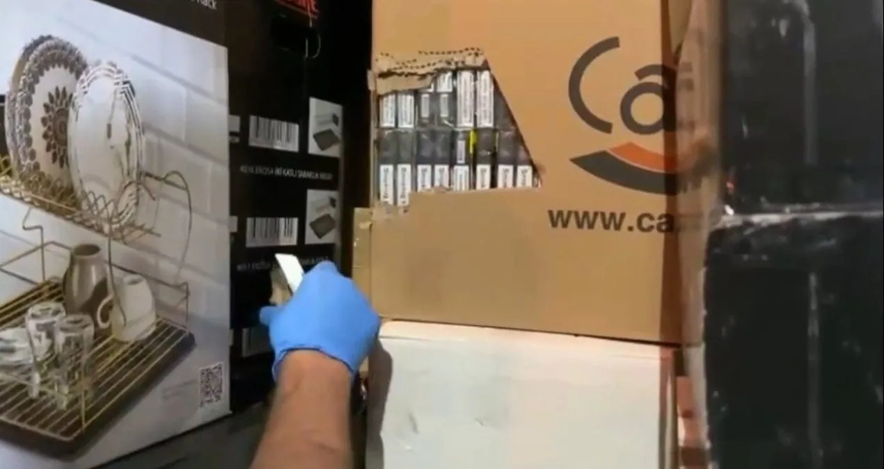 İzmit’te 35 Bin Paket Kaçak Sigara Ele Geçirildi!