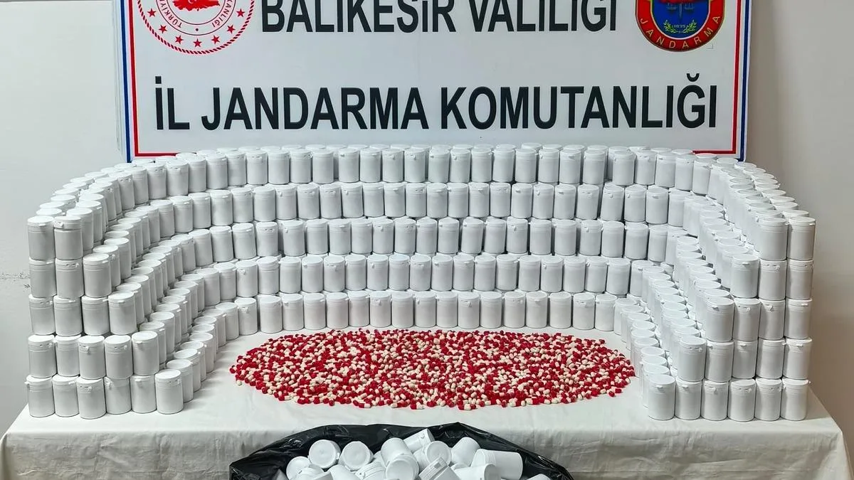 Jandarma’dan Uyuşturucu Operasyonu: 78 Bin Hap!