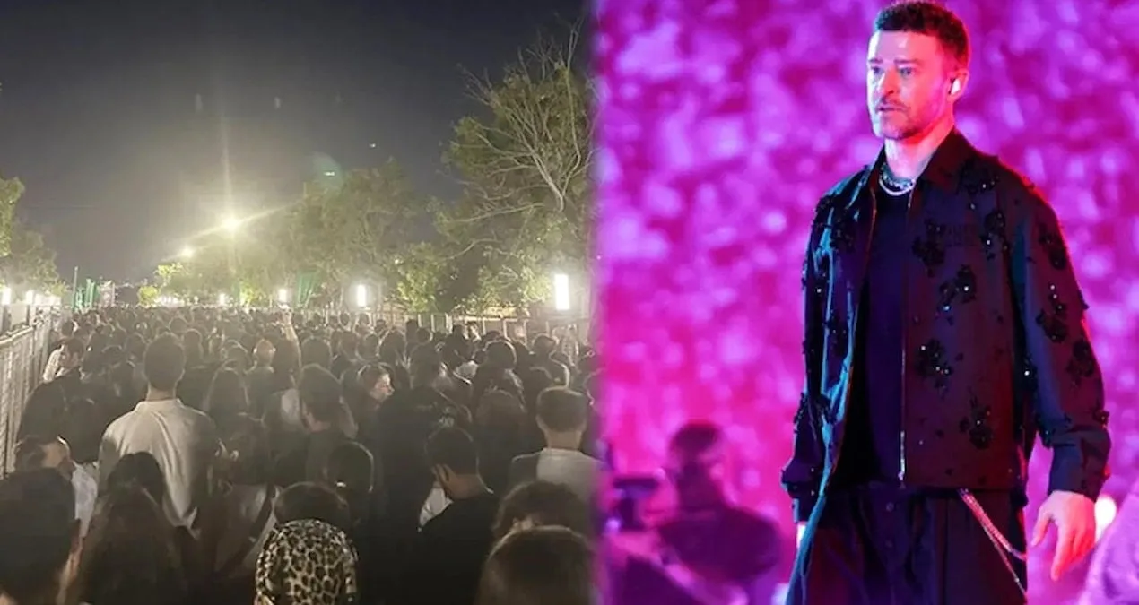 Justin Timberlake Konserinde Kaos ve Gerginlik!