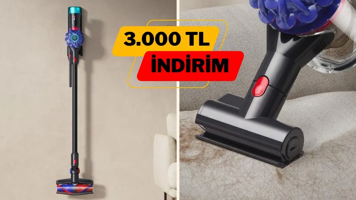Kablosuz temizlikte 3.000 TL indirim: Dyson V10 Konical