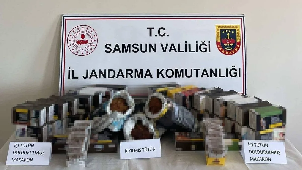 Kaçak Tütün Operasyonu: 8 Bin Makaron Ele Geçirildi