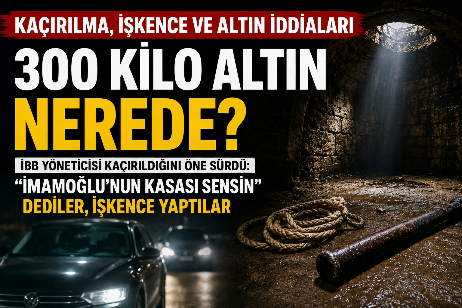 Kaçırılan İBB Kültür A.Ş. Genel Müdür Yardımcısından “altın işkencesi” iddiası!