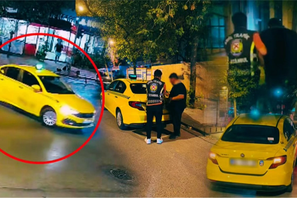 Kadıköy’de Drift Yapan Taksici Yakalandı!