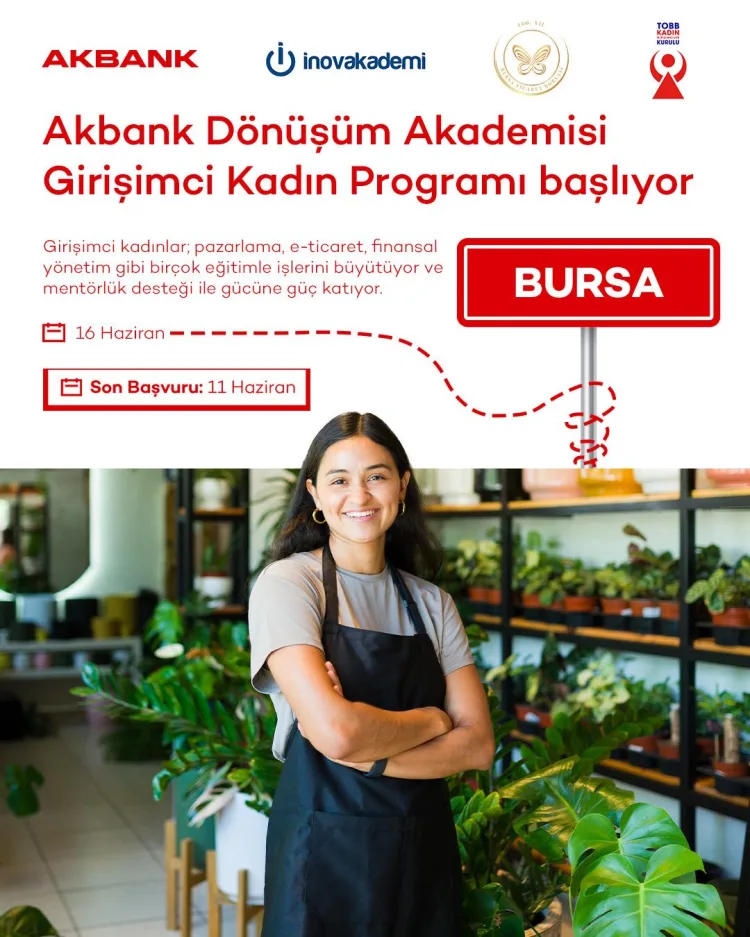 Kadın Girişimciler için Bursa’da Fırsat Programı!