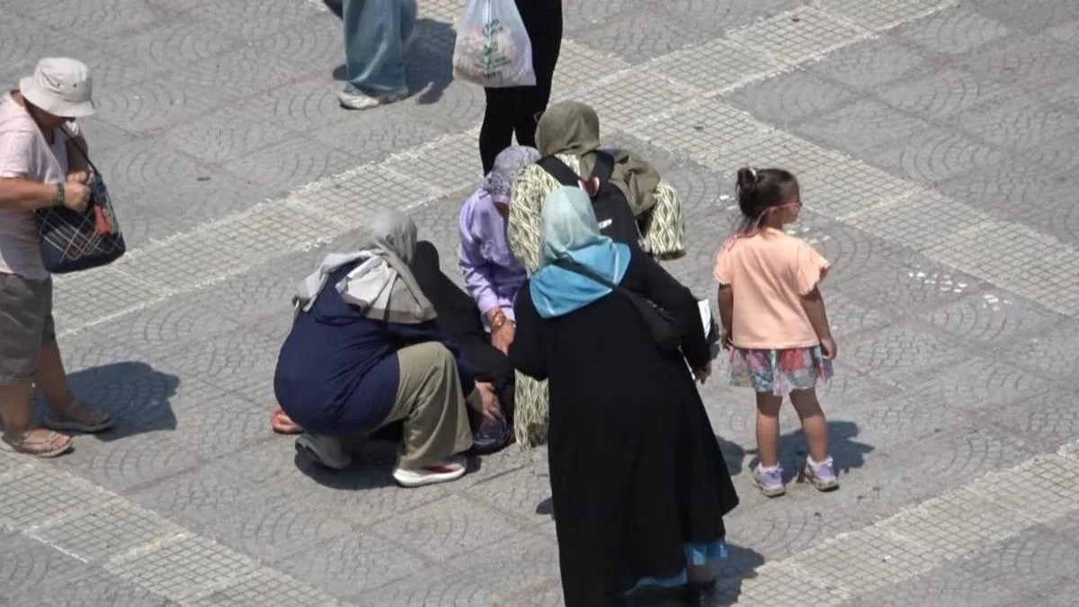 Kadın, Sıcak Havada Baygınlık Geçirdi!