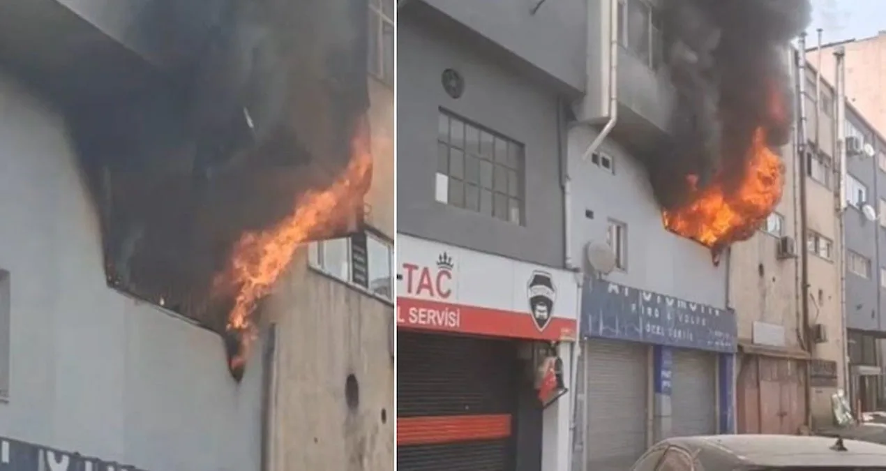 Kağıthane’de İş Yerinde Yangın: 1 Ölü, 1 Yaralı