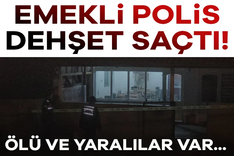 Kahvehanede Dehşet: Emekli Polis İki Kişiyi Vurdu