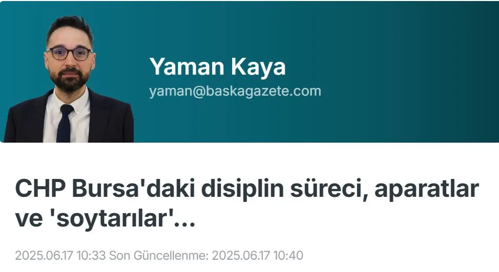 Kamuoyu Başka Gazete ve Yaman Kaya’ya Duyuru!!!