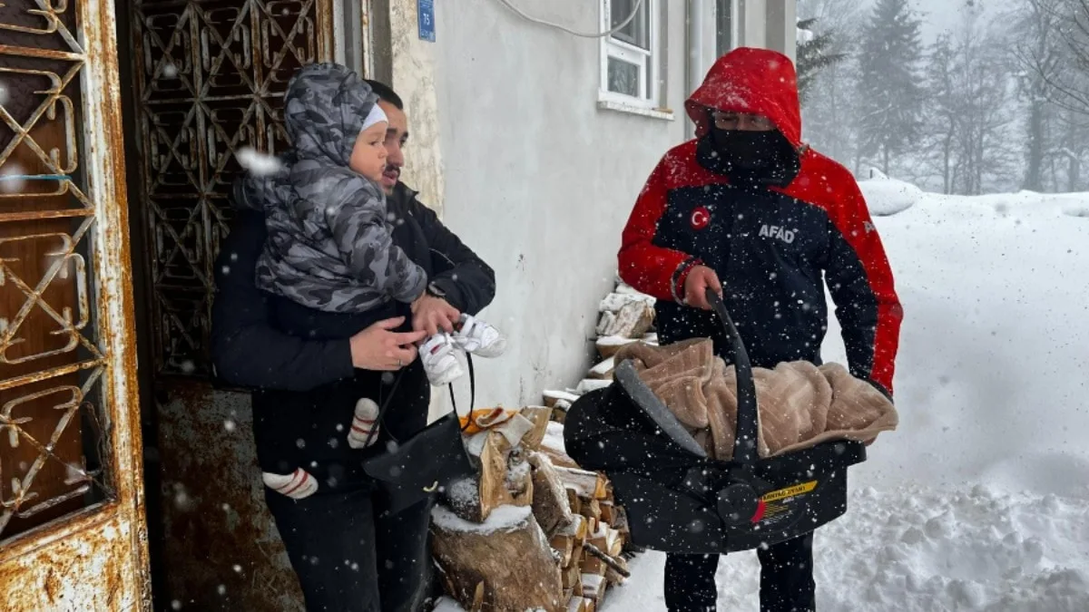 Kar Yağışı Manzarası