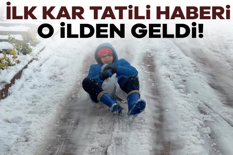 Kar Yağışı Nedeniyle Okullar Tatil!