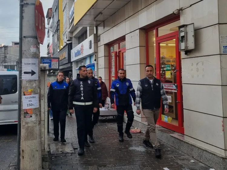 Zabıta'nın Ramazan Bayramı denetiminden bir kare