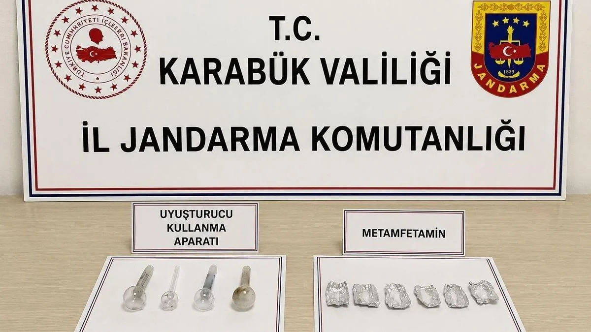Karabük’te Uyuşturucu Operasyonunda Ele Geçirilenler