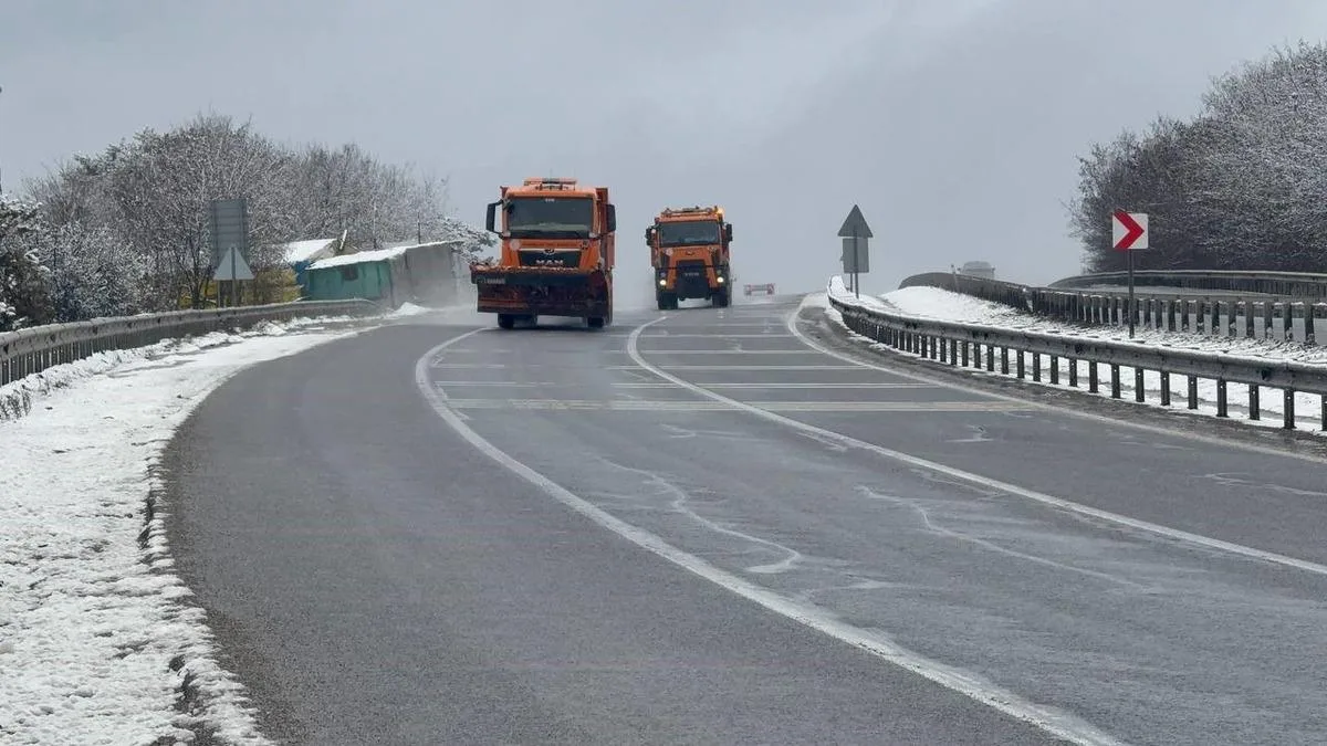 Karadeniz Yolu’nda Tuzlama Çalışmaları Devam Ediyor!