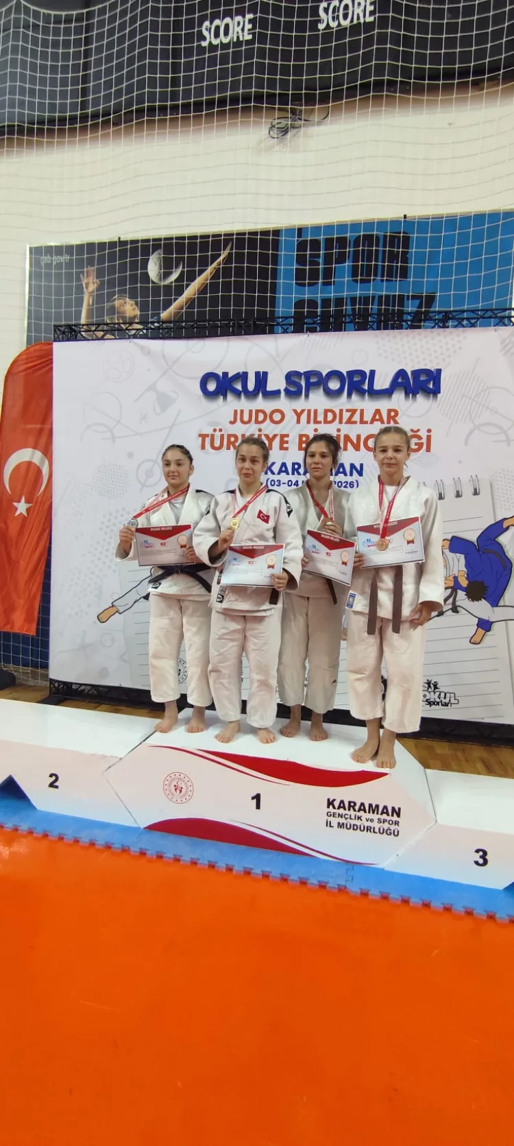 Karaman’da Judo Şampiyonası Coşkuyla Başladı!