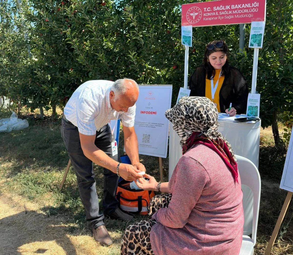 Karapınar’da Halk Sağlığı Haftası Etkinlikleri Sürdürüldü