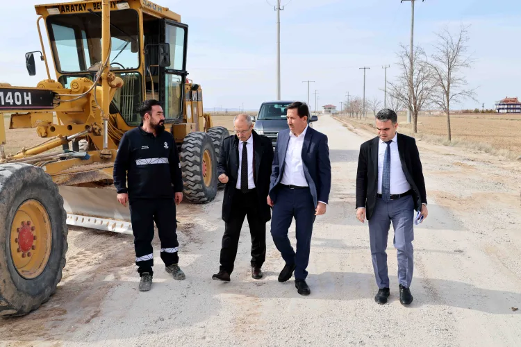 Karatay’da Yol Çalışmaları Hızla Devam Ediyor
