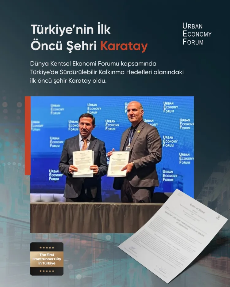 Karatay, Sürdürülebilir Şehir Unvanını Aldı!