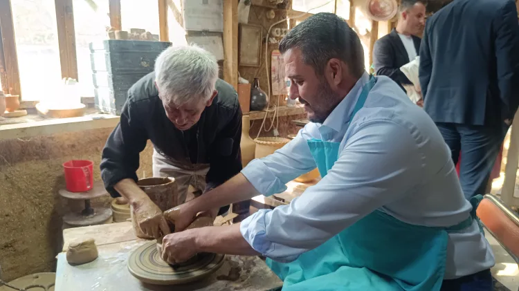 Kardeş Şehir Heyetinden Çömlek Geleneğine Ziyaret