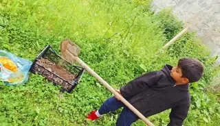 Ağrı’da anasınıfı öğrencileri kompost yapımını uygulamalı öğrendi