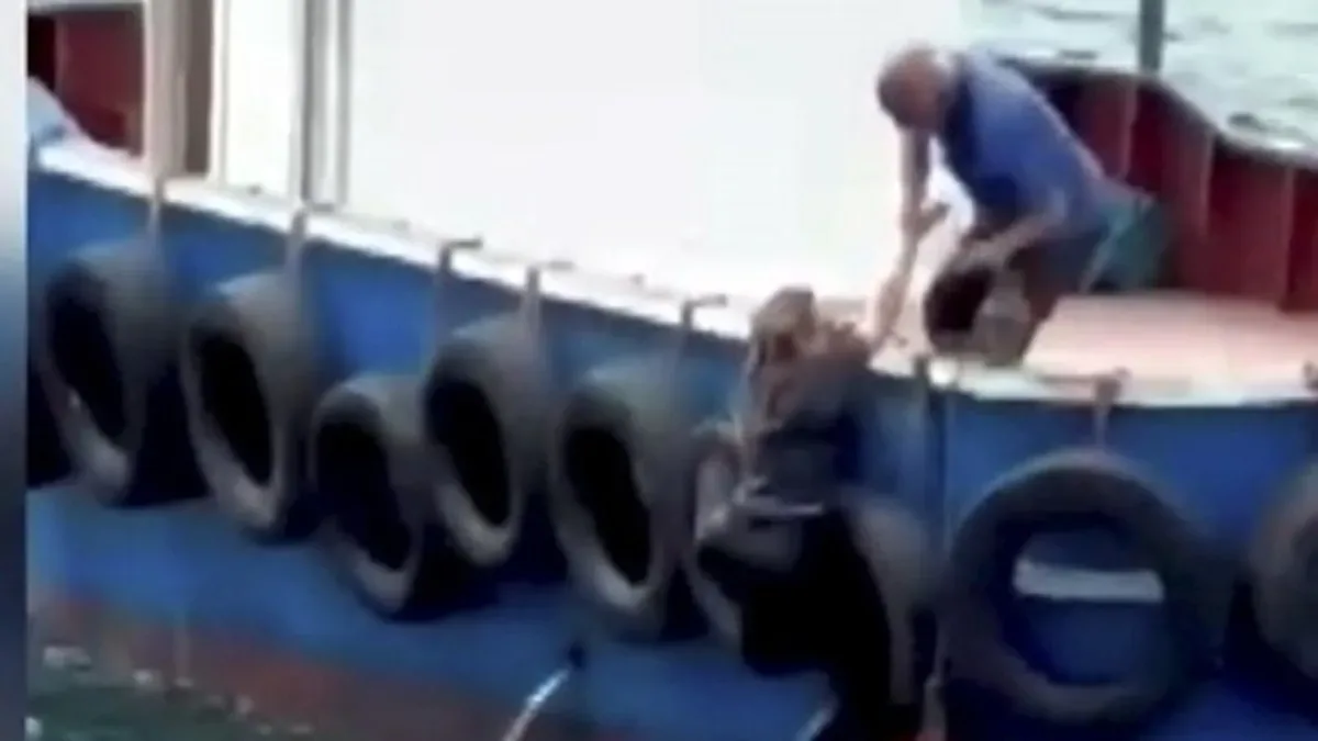 Kartal’da Vapurdan Düşen Kadın Hayatını Kurtardı!