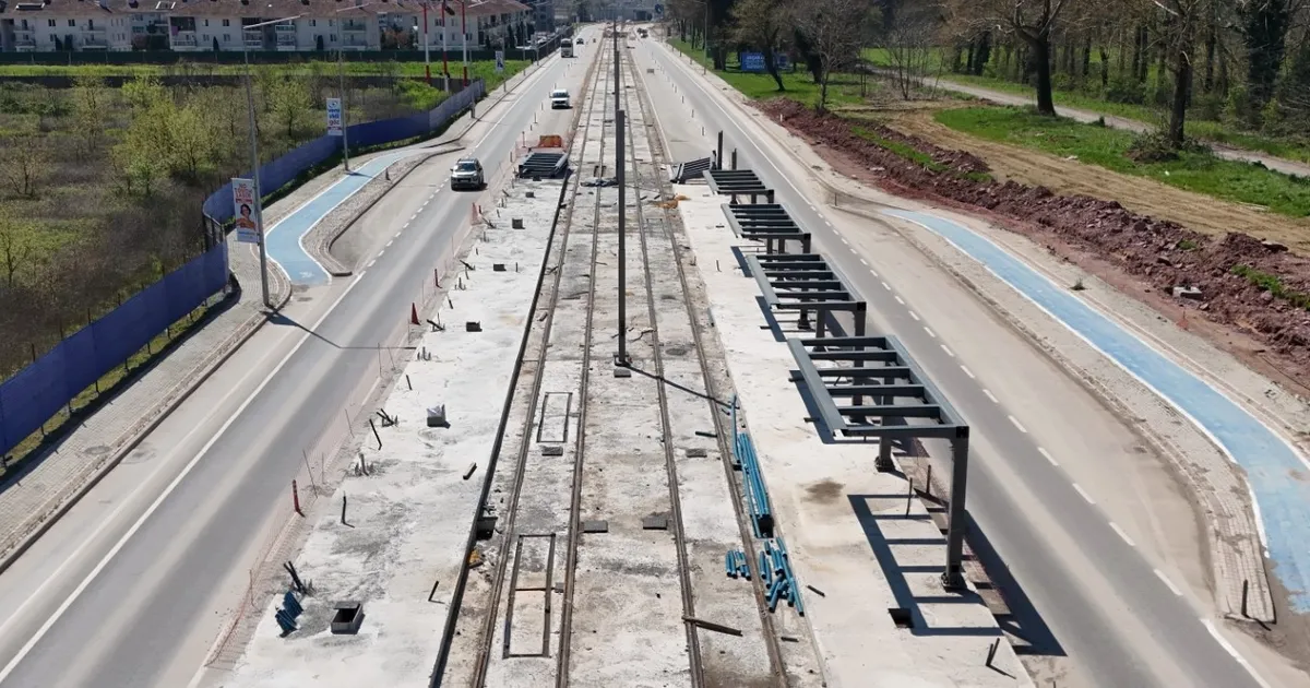 Kartepe Tramvay Hattı’nda Çalışmalar Hızlandı!