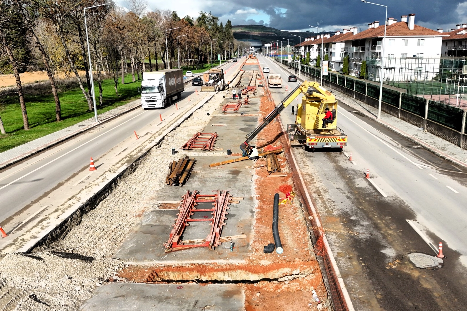 Kartepe Tramvay Hattı’nda İlk Ray Döşendi!