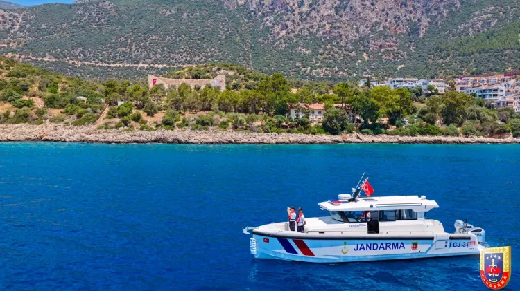Kaş’ta Deniz Güvenliği İçin Devriye Faaliyetleri