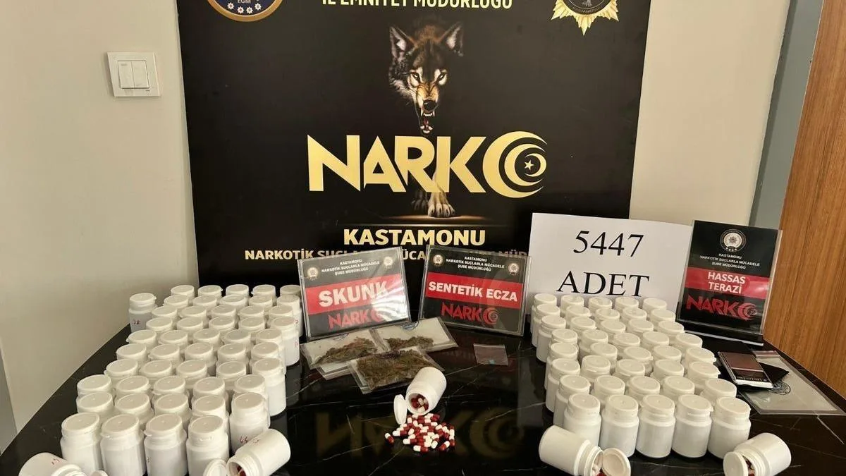Kastamonu’da Uyuşturucu Operasyonunda 5 Gözaltı!