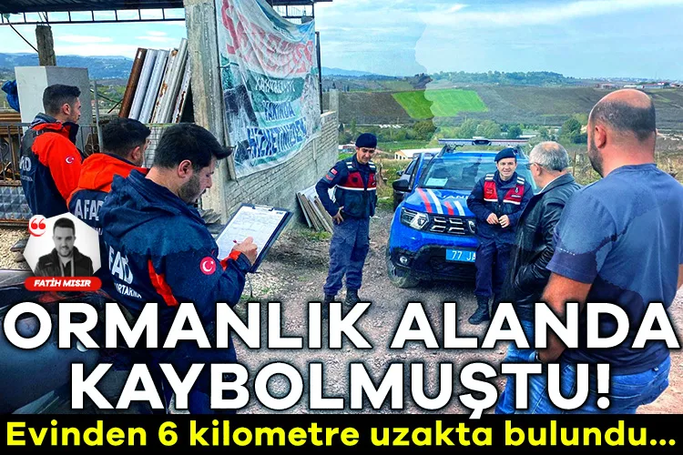 Kaybolan Adam 6 Km Uzaklıkta Sağ Salim Bulundu!