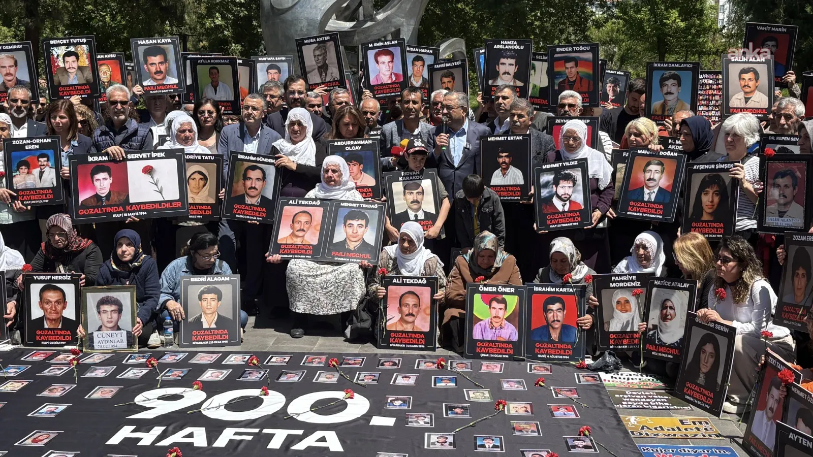 Kayıplar İçin Adalet Nöbeti 900. Haftasında