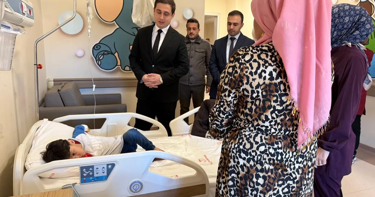 Kaymakam Başar, Hastanede Hastaları Ziyaret Etti