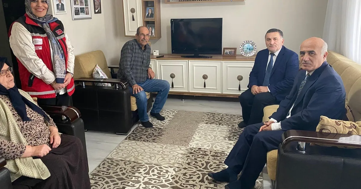 Kaymakam Canbaba’dan Şehit Ailelerine Ramazan Ziyareti