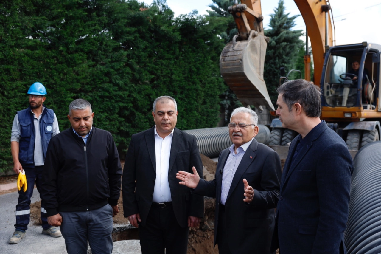 Kayseri’de 25 Milyonluk Yağmur Hattı Yatırımı!